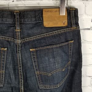 AMERICAN EAGLE | Low Rise Bootcut dark wash jeans